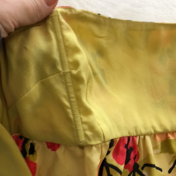 Anthropology silk strapless - Picture 7 of 13